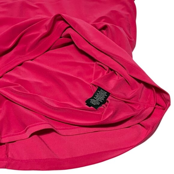 LAUREN RALPH LAUREN 1X Sleeveless V Neck Blouse Zipper Closure On The Back NWT - Picture 15 of 16